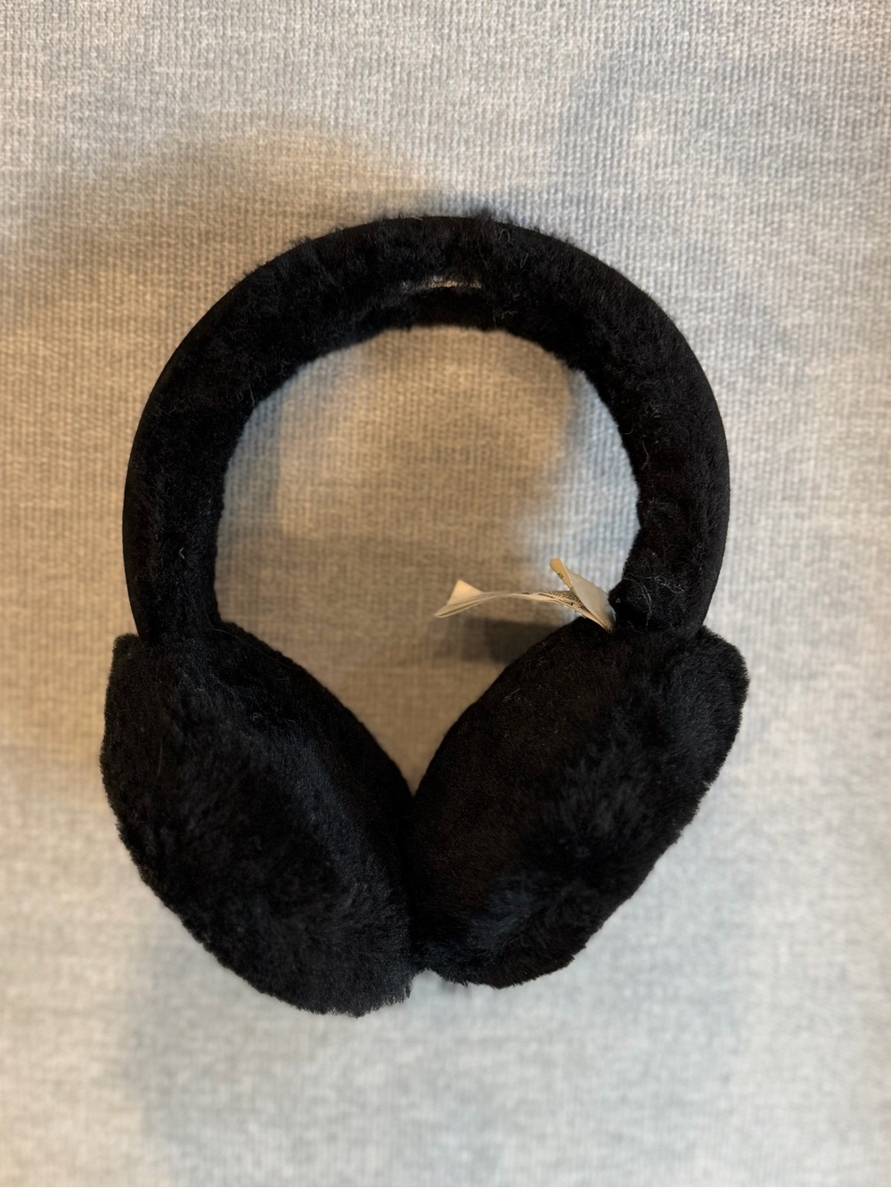 UGG Black Plush Earmuffs